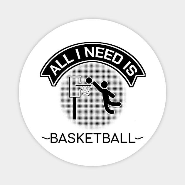 Basket Ball Basketball Player Coach Courtgame Magnet by bigD